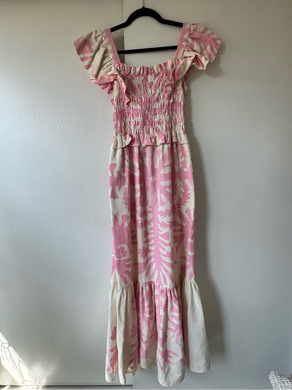 Sea Pink Ruffle Maxi Dress - Picture 7 of 12